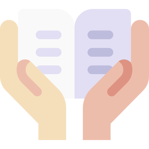 hands holding a paper